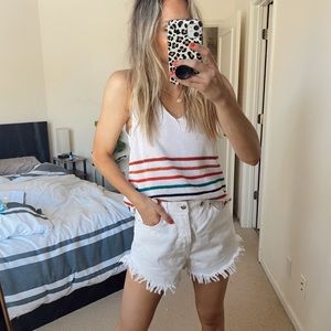 Sweater tank striped